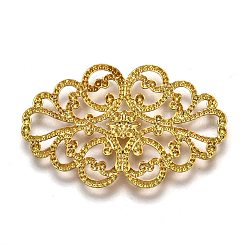 Brass Filigree Joiners&nbsp;KK-E710-68G