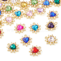 24Pcs 12 Style Golden Alloy Pendants&nbsp;FIND-TA0006-64