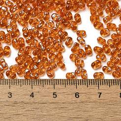 Spray Painted Glass Seed Beads&nbsp;SEED-F005-05A-02