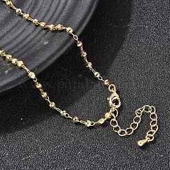 2.5MM Brass Ball Chain Necklaces for Women&nbsp;NJEW-F353-02G