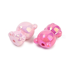 Opaque UV Plating Acrylic Beads&nbsp;PACR-P005-07