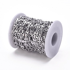 Tarnish Resistant 304 Stainless Steel Coffee Bean Chains&nbsp;CHS-G011-14P