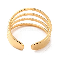 Ion Plating(IP) 304 Stainless Steel Finger Rings&nbsp;RJEW-L102-16G
