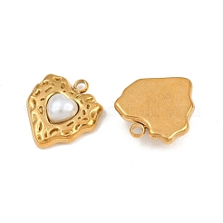 304 Stainless Steel & ABS Plastic Pearl Pendants&nbsp;SA-CBAB51A-04G