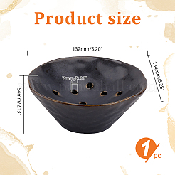 Bowl Shape Ceramic Vase&nbsp;AJEW-WH0528-64