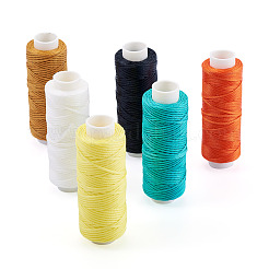 6 Rolls 6 Colors Flat Waxed Polyester Cords&nbsp;YC-TA0001-08C