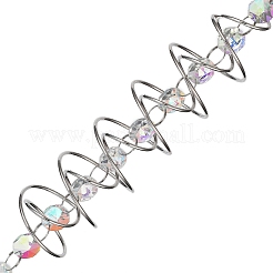 Spiral Alloy Hanging Ornaments&nbsp;HJEW-Q012-01C