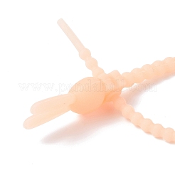 Luminous Silicone Cable Zip Ties&nbsp;AJEW-P104-01B