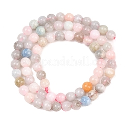 Natural Morganite Round Bead Strands&nbsp;G-I159-6mm
