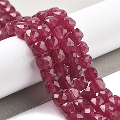 Natural Quartz Imitation Red Corundum Beads Strands&nbsp;G-C179-B09-01