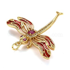 Autumn Theme Brass Micro Pave Cubic Zirconia Pendants&nbsp;ZIRC-L100-001G