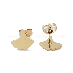 PVD Vacuum Plating 304 Stainless Steel Stud Earrings for Women&nbsp;EJEW-A048-46E-G