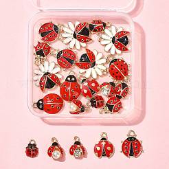 24Pcs Alloy Enamel Pendants&nbsp;ENAM-FS0003-72