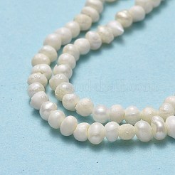 Natural Cultured Freshwater Pearl Beads Strands&nbsp;PEAR-F018-12