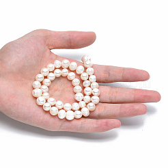 Natural Cultured Freshwater Pearl Beads Strands&nbsp;PEAR-L001-A-08