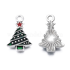 Christmas Alloy Enamel Pendants&nbsp;X-ENAM-N054-84