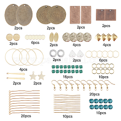 DIY Metal Dangle Earrings Making Kits&nbsp;DIY-SC0013-37
