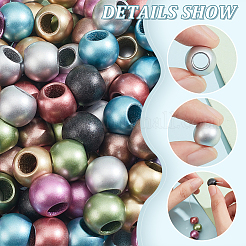 Opaque Acrylic Bead&nbsp;OACR-WH0037-08