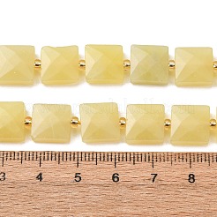 Natural Lemon Jade Beads Strands&nbsp;G-F839-A18-01