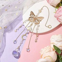 Stainless Steel Butterfly Pendant Decorations&nbsp;HJEW-JM02041