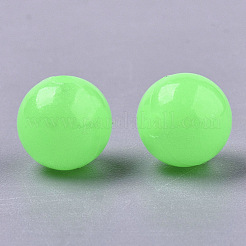 Luminous Acrylic Beads&nbsp;X-MACR-N008-25-6MM