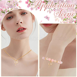 8Pcs Brass Micro Pave Cubic Zirconia Pendants&nbsp;KK-BBC0025-39