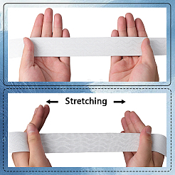 5 Yards Flat Polyester Anti-slip Elastic Band&nbsp;OCOR-GF0005-69B