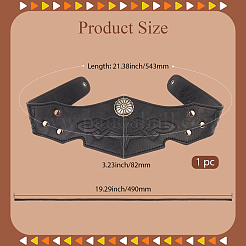 Imitation Leather Hat Bands&nbsp;DIY-WH20013-92A