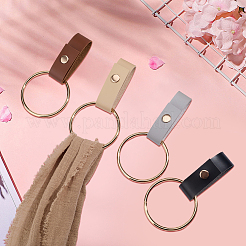 4Pcs 4 Colors PU Leather Towel Holder&nbsp;HJEW-CN0001-35
