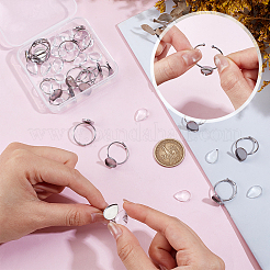 DIY Teardrop Finger Ring Making Kits&nbsp;DIY-ME0002-66