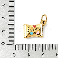 304 Stainless Steel Enamel Pendants&nbsp;STAS-A145-01J-G
