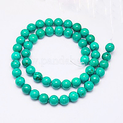 Natural Magnesite Beads Strand&nbsp;X-TURQ-G096-10mm