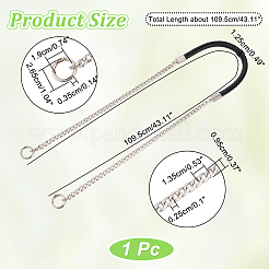 PU Leather Braided Rope Shoulder Strap&nbsp;FIND-WH0152-160