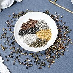 2700Pcs 6 Colors Iron Spacer Beads&nbsp;IFIN-PA0001-01