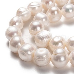 Natural Cultured Freshwater Pearl Beads Strands&nbsp;PEAR-L033-92