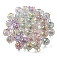 UV Plating Rainbow Iridescent Transparent Acrylic Pendant&nbsp;OACR-P010-06