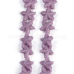 Synthetic Coral Dyed Carved Beads Strands&nbsp;CORA-K009-06A