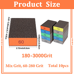 10Pcs Sanding Sponge Grit Sanding Blocks&nbsp;TOOL-SP0001-04