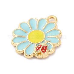 Alloy Enamel Pendants&nbsp;ENAM-Q001-06G-03