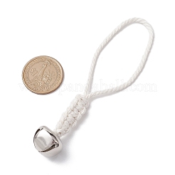 3Pcs 3 Colors Iron Bell Pendant Decoration&nbsp;HJEW-JM02421