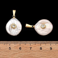 Baroque Natural Keshi Pearl Pendants&nbsp;PALLOY-JF05898
