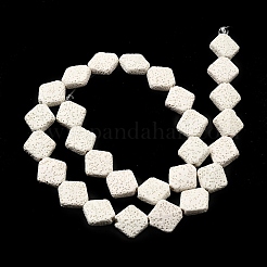 Dyed Natural Lava Rock Beads Strands&nbsp;G-A264-A03-01C