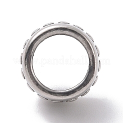 304 Stainless Steel Manual Polishing European Beads&nbsp;STAS-G276-24AS