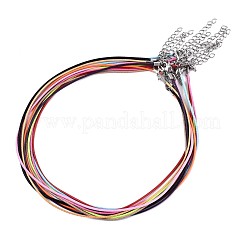 Waxed Cotton Cord Necklace Making&nbsp;MAK-S034-M