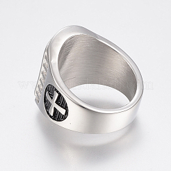304 Stainless Steel Finger Rings&nbsp;RJEW-G091-18