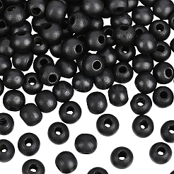 600Pcs Dyed Natural Wood Beads&nbsp;WOOD-PA0001-68B