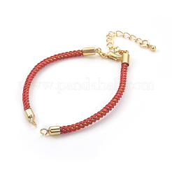 Adjustable Nylon Cord Bracelet Making&nbsp;MAK-F026-B-G