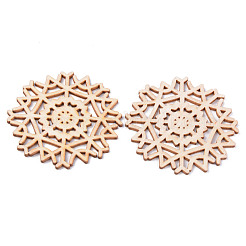 Undyed Natural Wooden Big Pendants&nbsp;X-WOOD-R271-10
