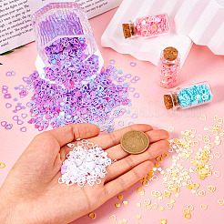 125G 5 Colors Plastic Sequins Beads&nbsp;PVC-TA0001-05B