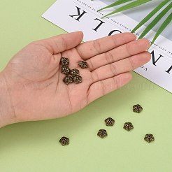 Tibetan Style Bead Caps&nbsp;X-TIBEB-A24621-AB-FF